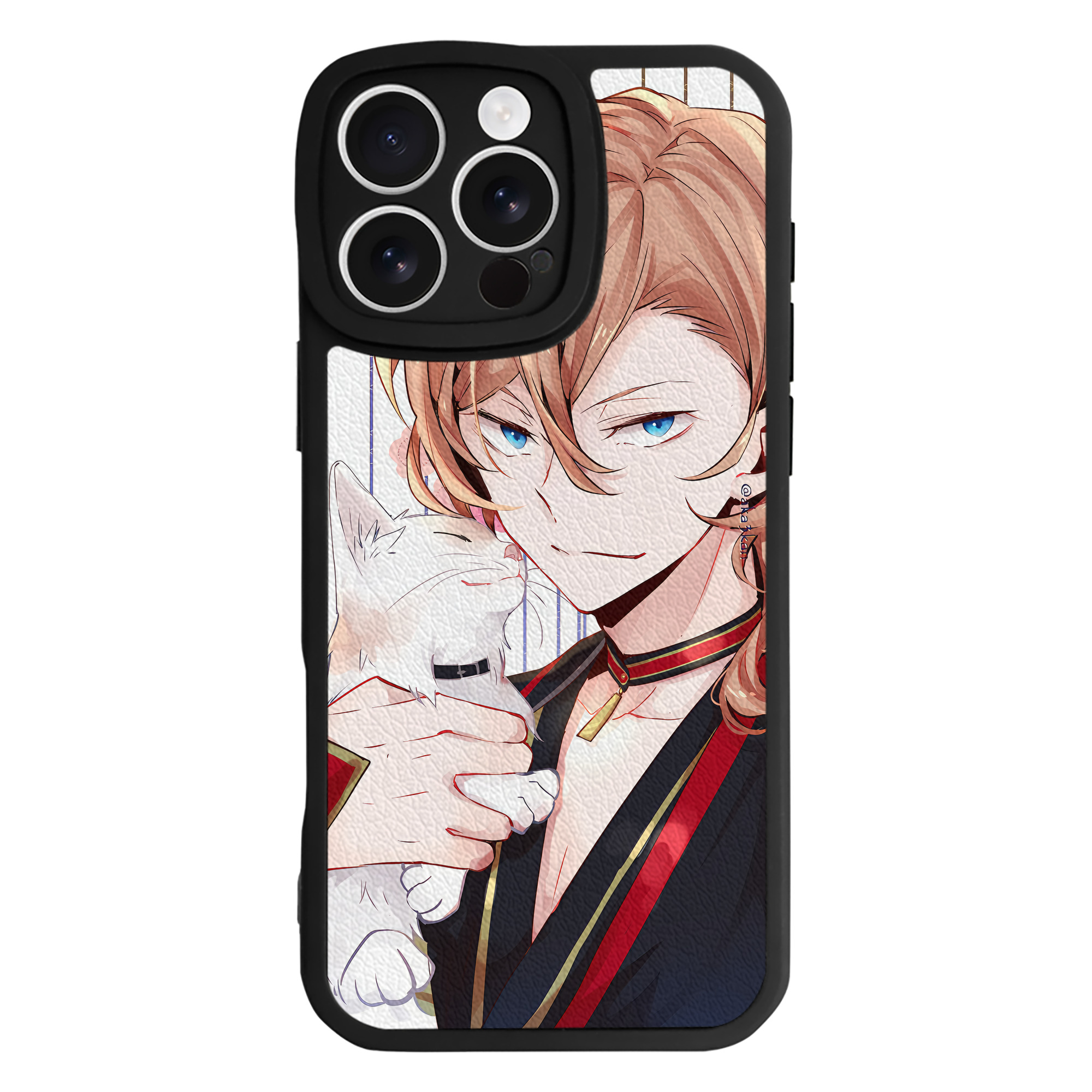 （画像用） 文豪ストレイドッグス Bungo Stray Dogs 【iPhone 16シリーズ対応】シリコンスマホケース（レザー調） 材質：シリコン